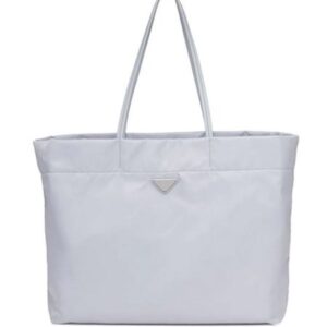 Prada Nylon Grey Tote Bag